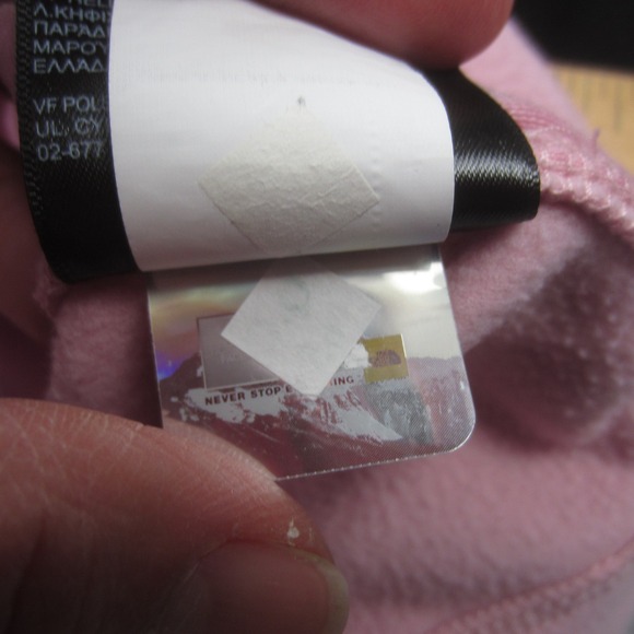 The North Face Sweater Womens Medium Pink Black 1/2 Zip Fleece Pullover - Picture 16 of 16